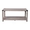 Flash Furniture Gray Wash Coffee Table with Black Metal Accents ZG-037-GY-GG - alternate 2